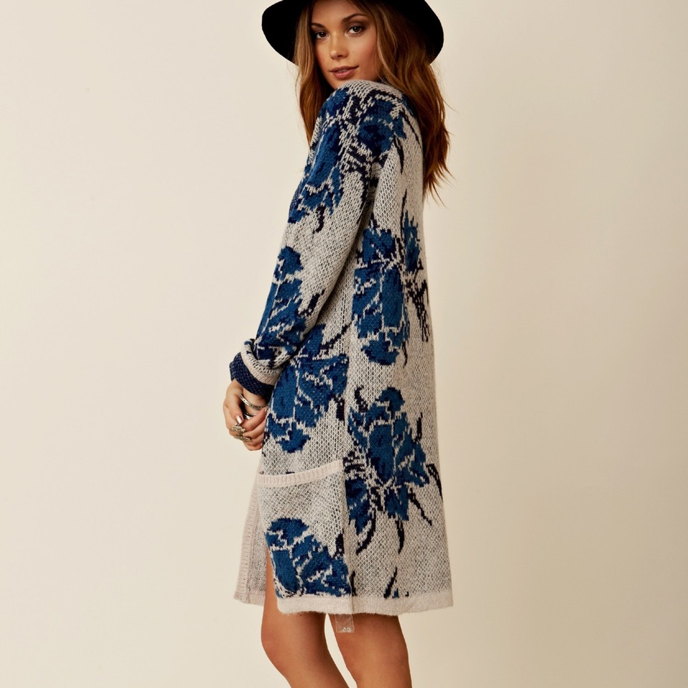 Free People Flower Power Cardigan S Floral